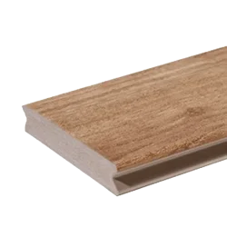 Zuri Chestnut PVC Decking 20ft Grooved , Zuri Chestnut PVC Decking 16ft Grooved , Zuri Chestnut PVC Decking 12ft Grooved , Zuri Chestnut PVC Decking 4inch Sample