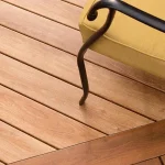 Zuri Chestnut PVC Decking 14ft Pre-Fab Corner - Image 4