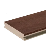 Zuri Hickory PVC Decking 20ft Grooved , Zuri Hickory PVC Decking 4inch Sample, Zuri Hickory PVC Decking 12ft Grooved