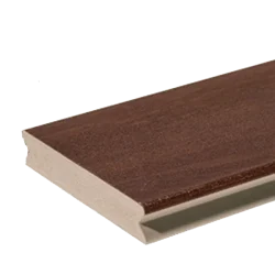 Zuri Hickory PVC Decking 20ft Grooved , Zuri Hickory PVC Decking 4inch Sample, Zuri Hickory PVC Decking 12ft Grooved