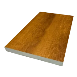 Zuri Pecan PVC Decking 12ft Riser , Zuri Pecan PVC Decking 12ft Fascia