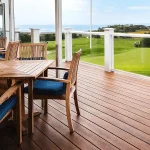Zuri Walnut PVC Decking 12ft Trim Nosing Grooved - Image 4