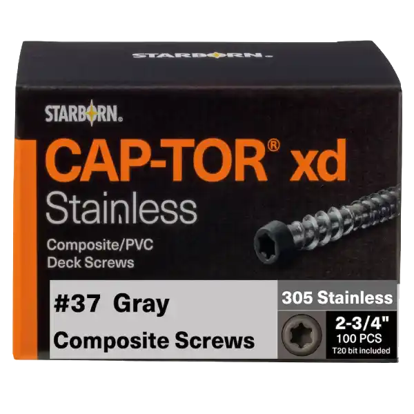 CAP-TOR XD Stainless Colour Screws 2.75 x 100 PC/pack