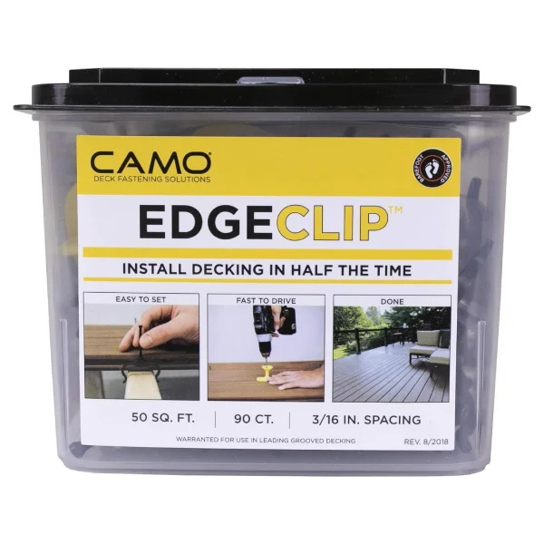 CAMO EDGE Clips – 90 Pack | Covers 50 sq. ft.