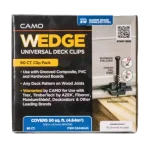 CAMO Wedge Clips – 90 Pack | Covers 50 sq. ft.