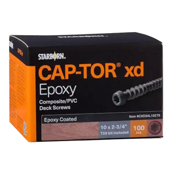 CAP-TOR XD Epoxy Colour Screws 2.75 x 100 PC/pack , CAP-TOR XD Epoxy Colour Screws 2.75 x 350 PC/pack