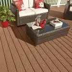 Fiberon Good Life Mono Cabin composite decking close-up with woodgrain texture