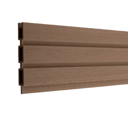 ForestBrown 3D Slat Composite Fence Board 6ft