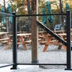 Fortress Al13 Railing With Glass Infill 42"x6' - Image 2