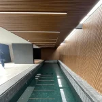 Teak 3D Slat Composite Cladding 12ft - Image 2