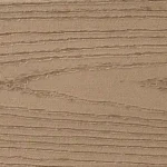 a close-up of a brownstone grain of timbertech pvc