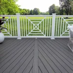 TimberTech Reserve Driftwood composite decking in light gray weathered finish