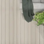 TimberTech Harvest Plus Timber Gray PVC decking in cool-toned woodgrain finish