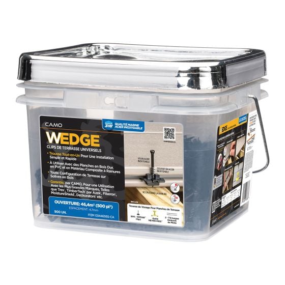 CAMO Wedge Clips – 900 Pack | Covers 500 sq. ft.