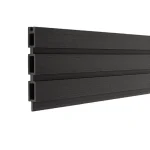Black 3D Slat Composite Fence Board 6ft