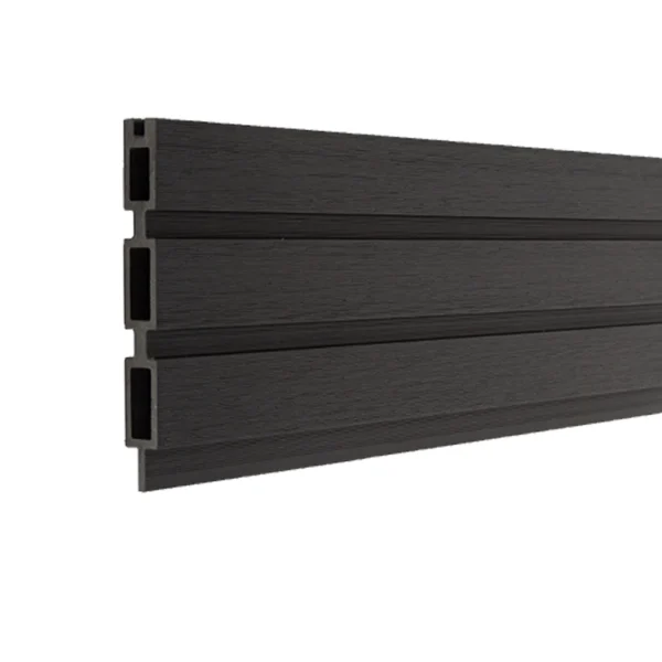 Black 3D Slat Composite Fence Board 6ft