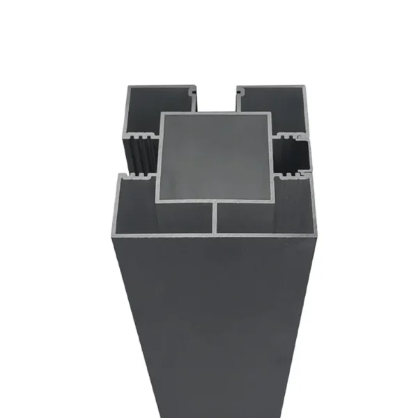 Corner Post 10' Black Aluminum structure