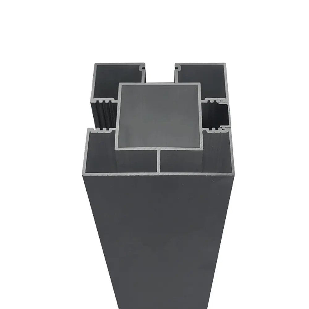 Corner Post 10' Black Aluminum structure