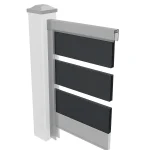 Black Aluminum Boards – 7/8"x4"x70"