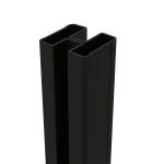 H-Post 3"x3"x10' – Black Aluminum