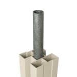 Galvanized Pipe – 1-7/8" x 8' Round Steel Post Insert