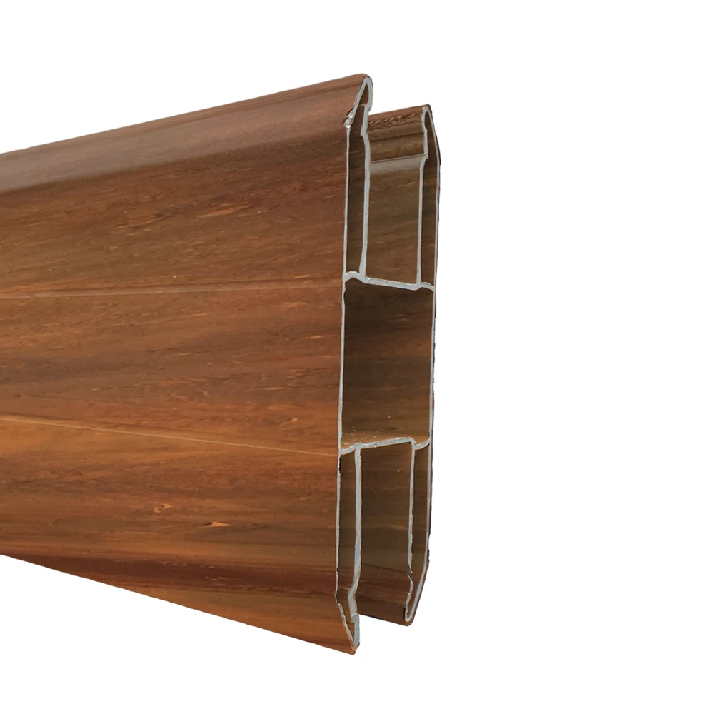 Mocha Walnut Vinyl Pocket Rail Mid Mocha Walnut Pocket Rail - Mid 96" - Image 1