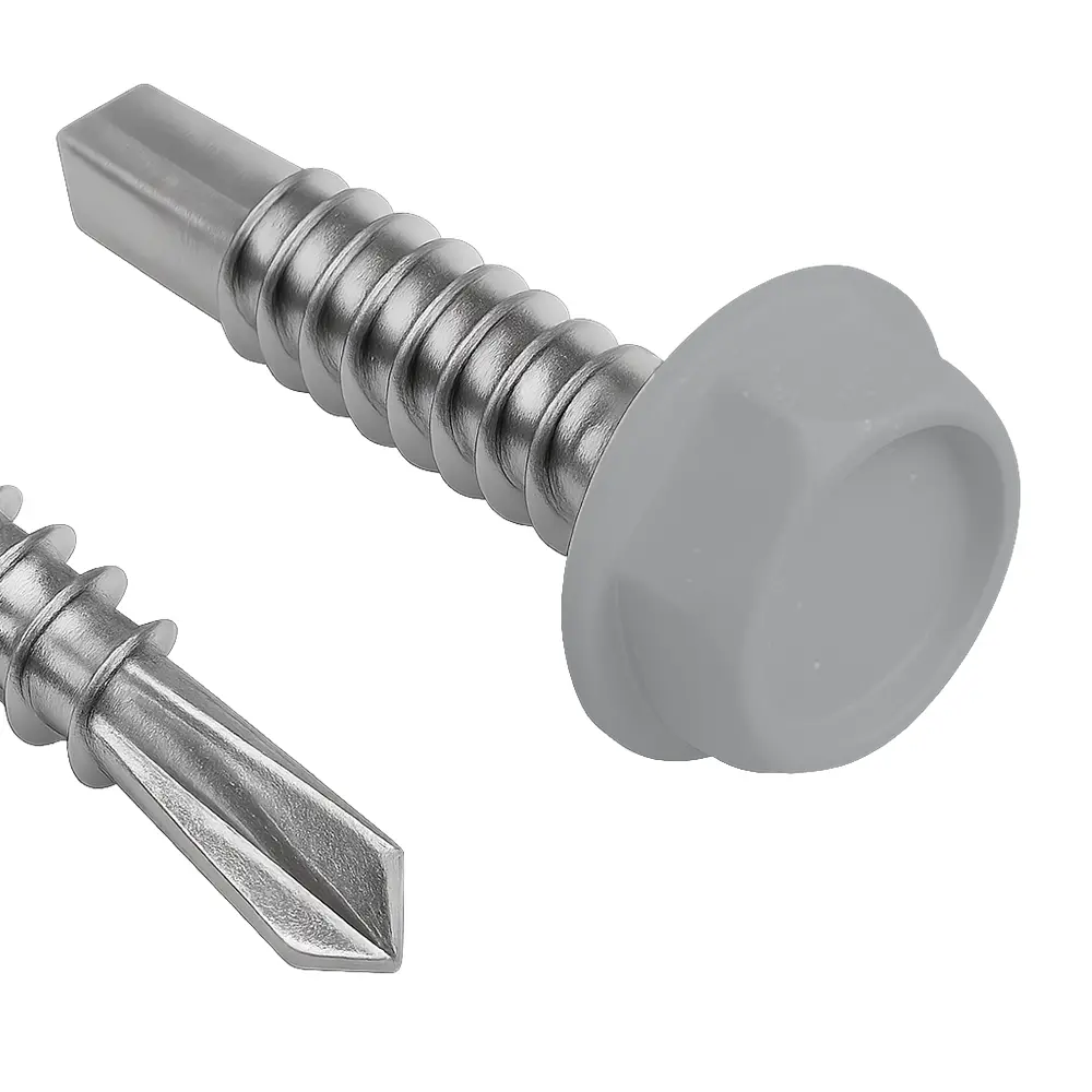 Modern Grey Screws Modern Grey 1-1/2" Screws – (50 Units / Bag) - Image 1