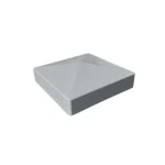 Modern Grey 5" Post Cap Pyramid Style