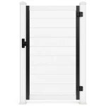Gate Side Frame Channel 144" – Black Aluminum - Image 2