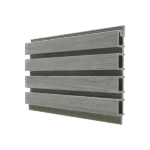 Smokey Gray 3D Slat Composite Cladding 12ft