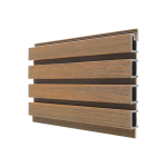 Teak 3D Slat Composite Cladding 16ft