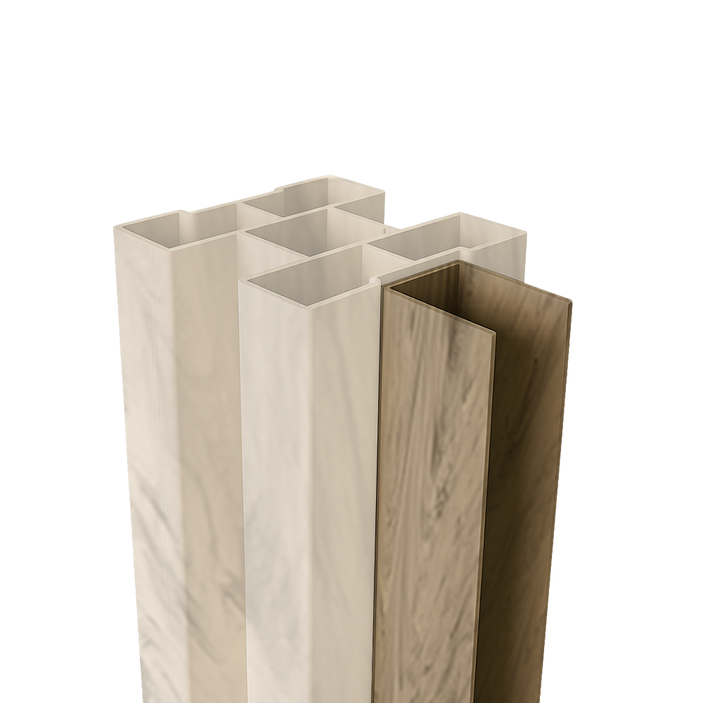 Green Teak U-Channel For Corners and T’s & Gate Frame 96″ Green Teak U-Channel For Corners and T’s & Gate Frame 96" - Image 1