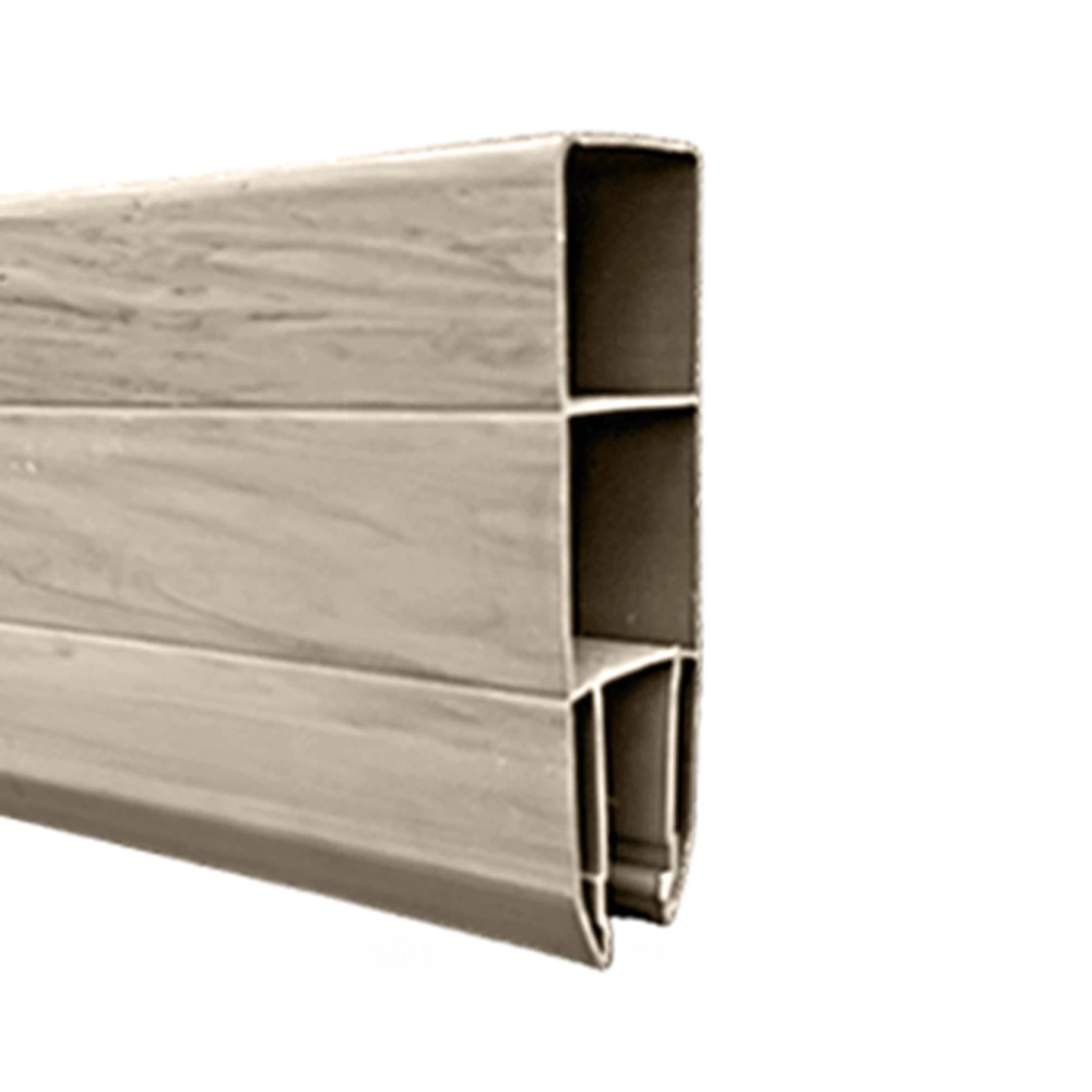 Green Teak Vinyl Pocket Rail Top_Bottom Green Teak Pocket Rail - Top / Bottom 1.75"x5.5"x96" - Image 1