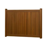 Mocha Walnut Vinyl Fence Full Kit