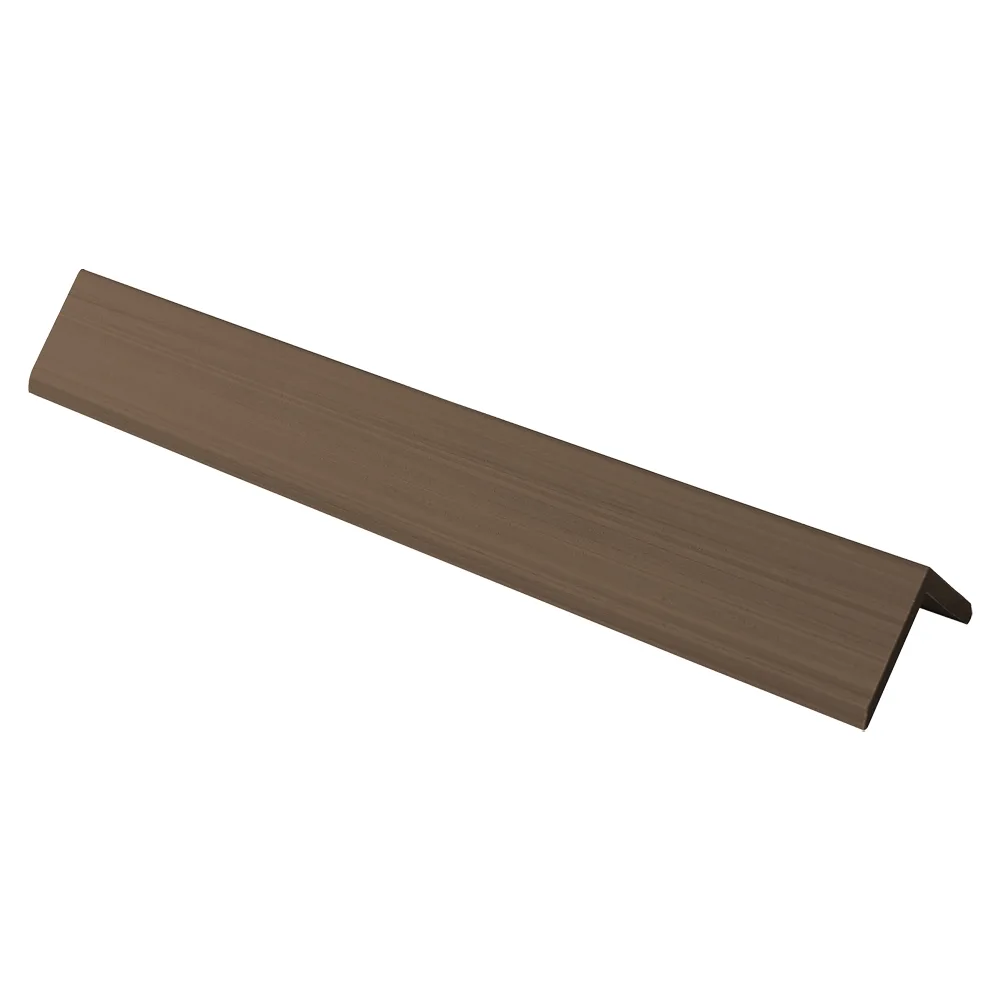 dark teak L-trim smooth Dark Teak L-Trim 16ft Smooth - Image 1