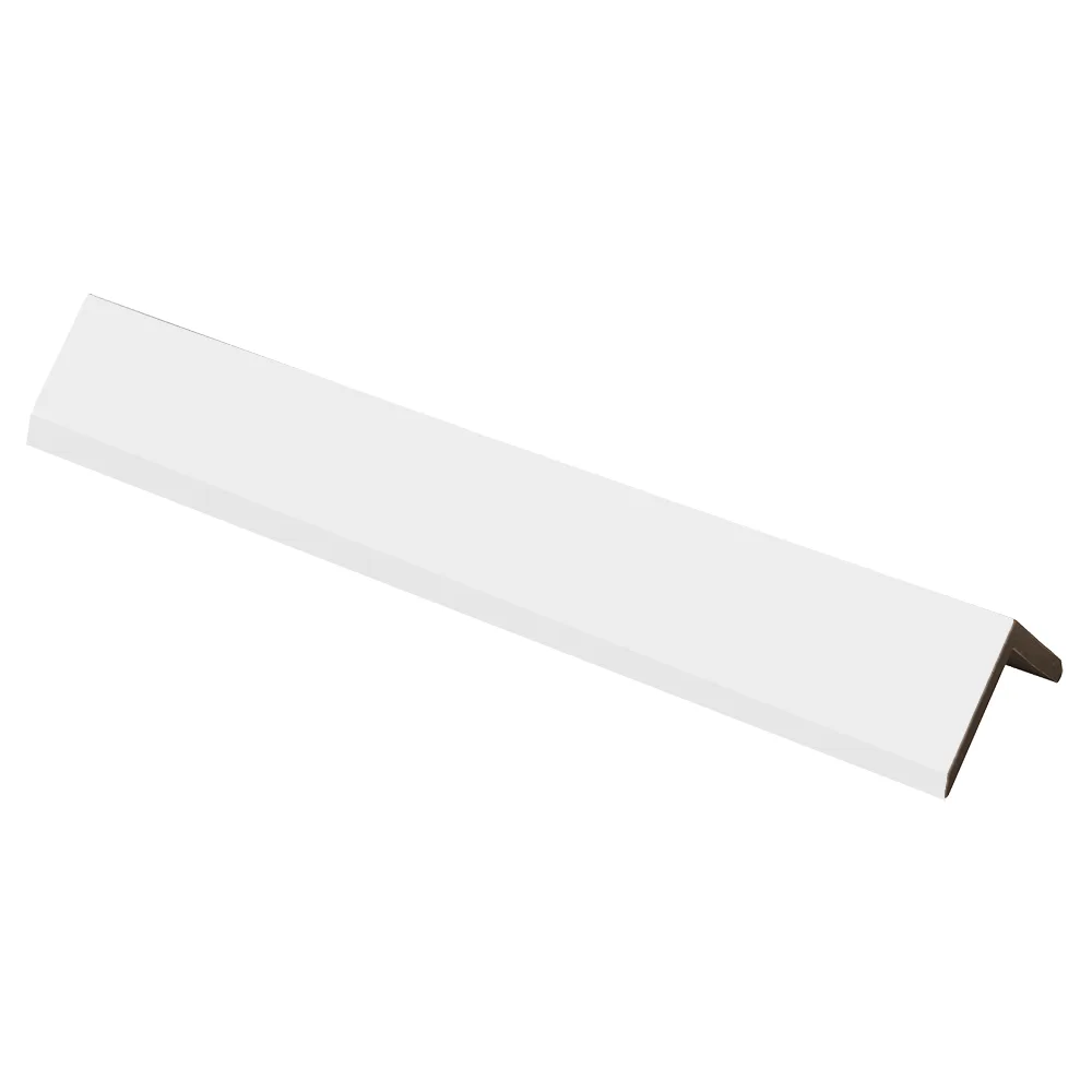 white L-trim smooth White L-Trim 12ft Smooth - Image 1